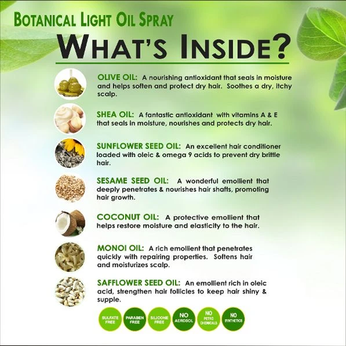 Almond & Moringa Botanical Light Oil Spray